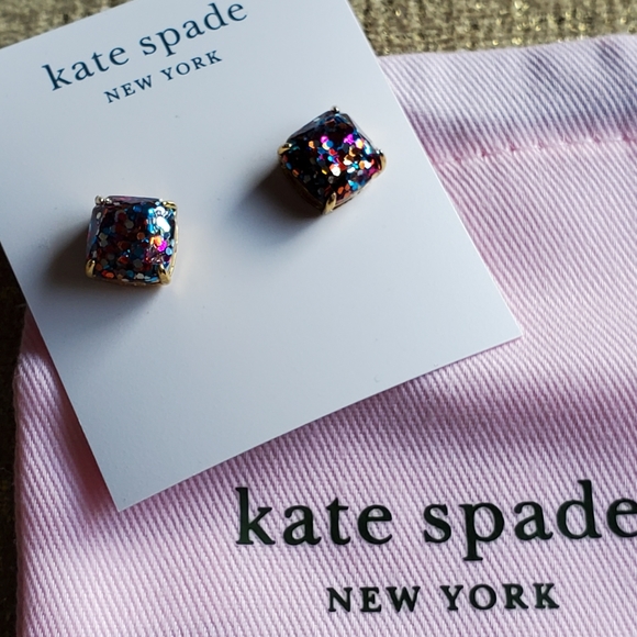 Kate Spade ♠️ Glitter Earrings - Picture 4 of 7